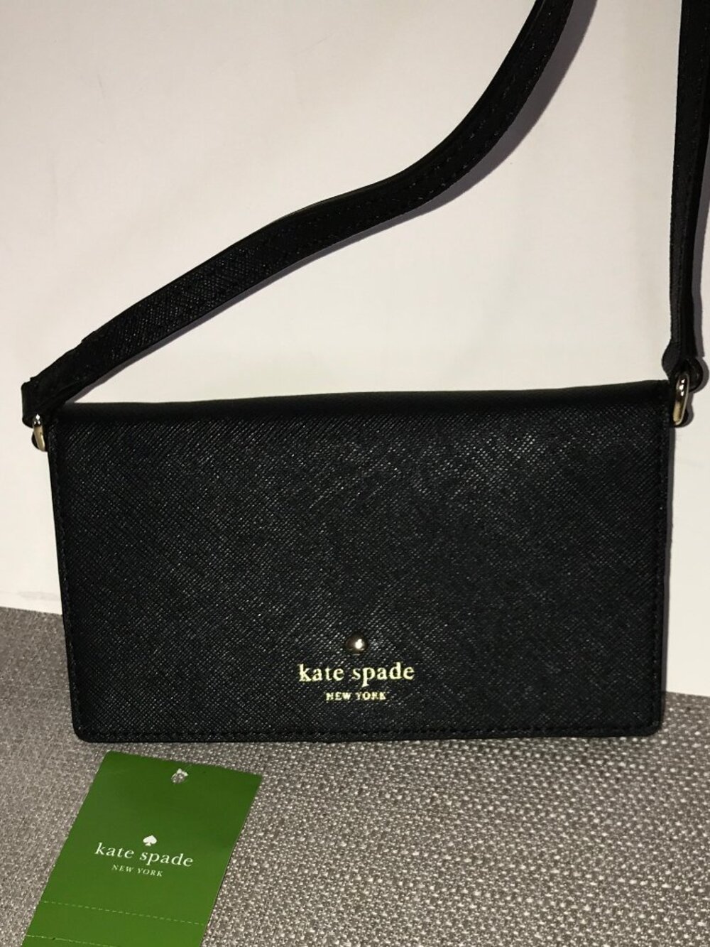 Kate Spade New York Black Crossbody Wallet phone Bag